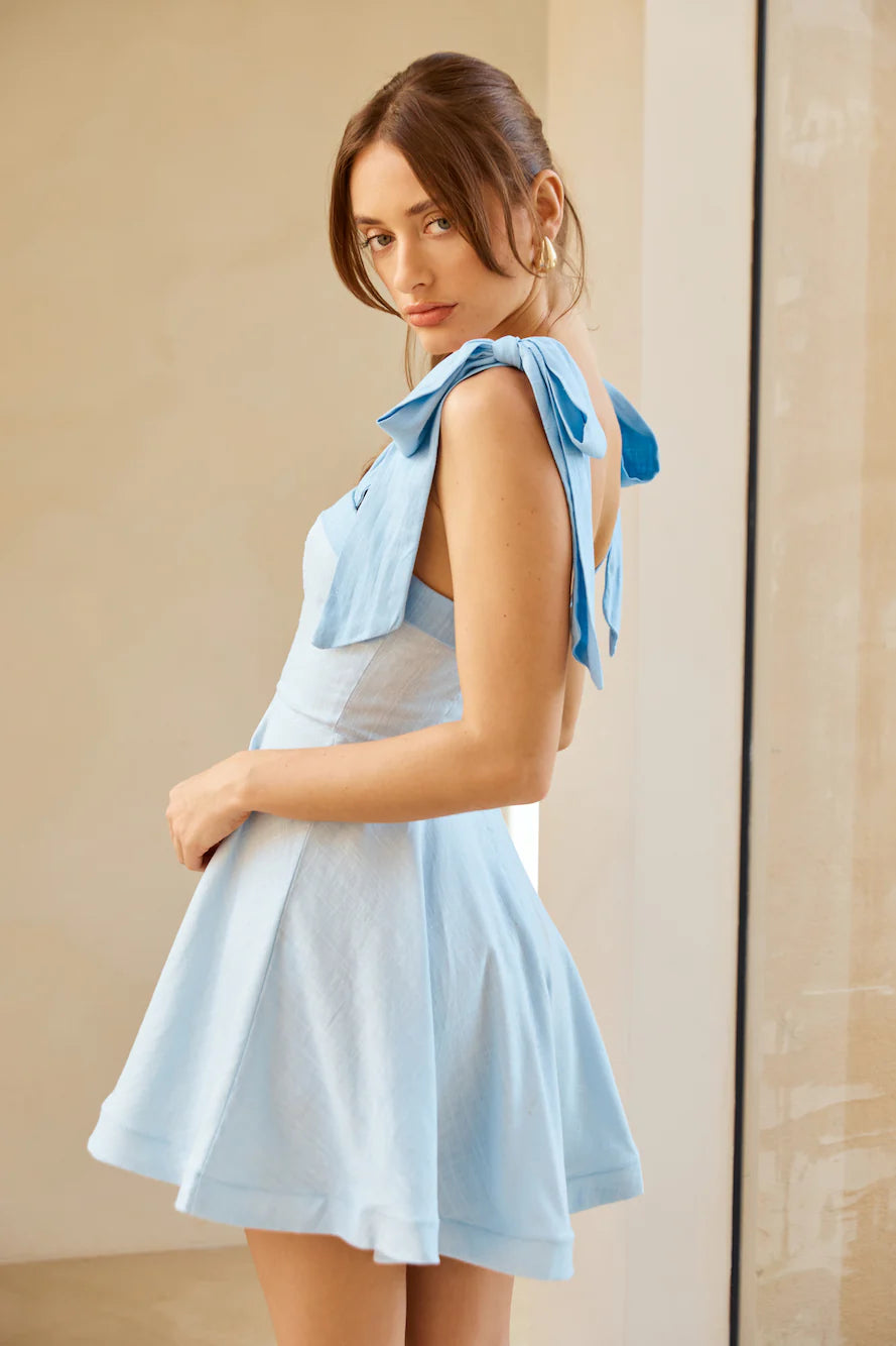 Ultimate Vacation Mini Dress Blue