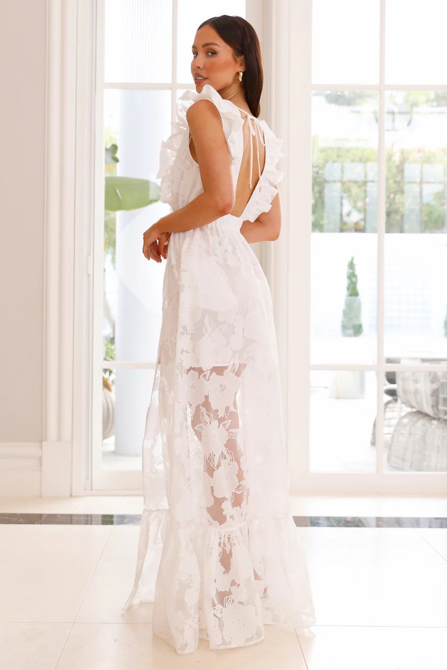 Sweeter Than Life Maxi Dress White