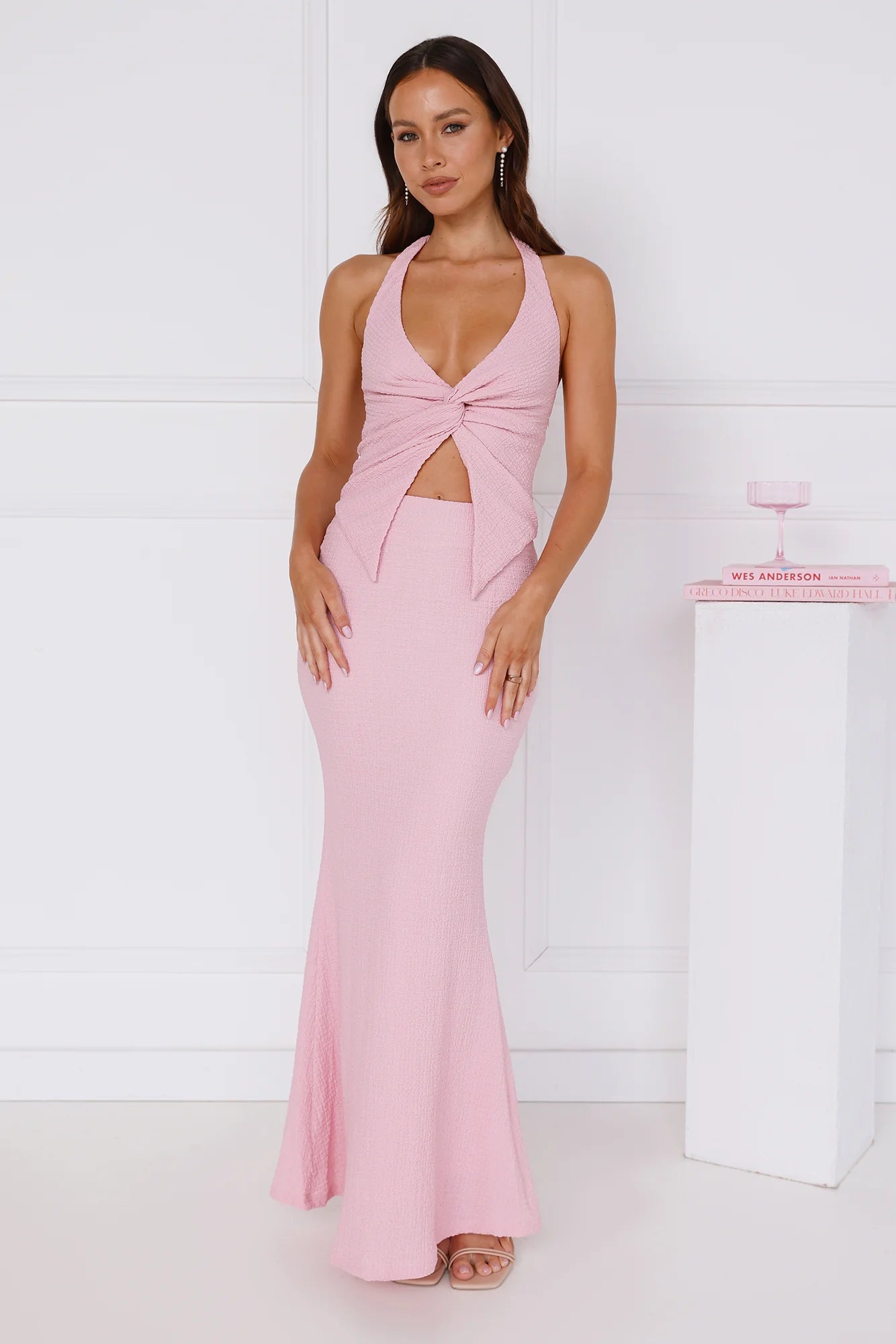 Coral Cove Halter Top Pink